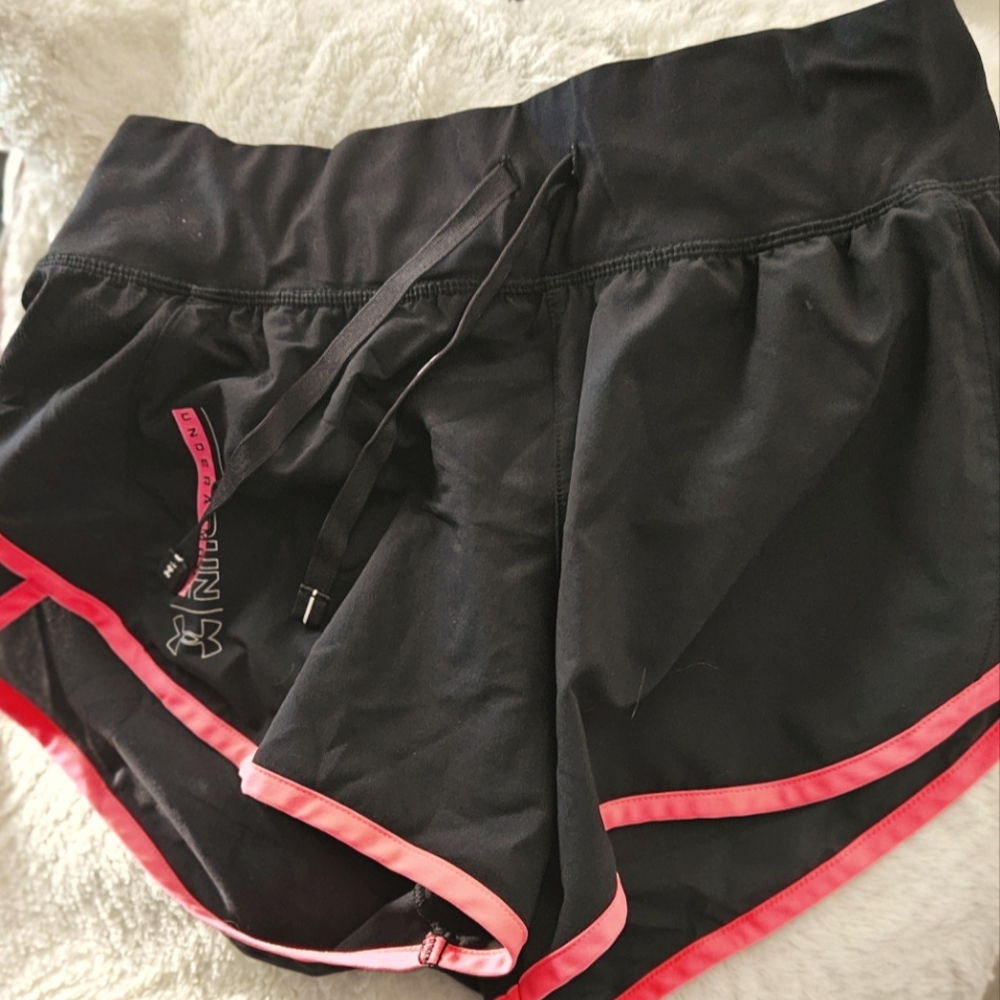 Under armor athletic shorts.